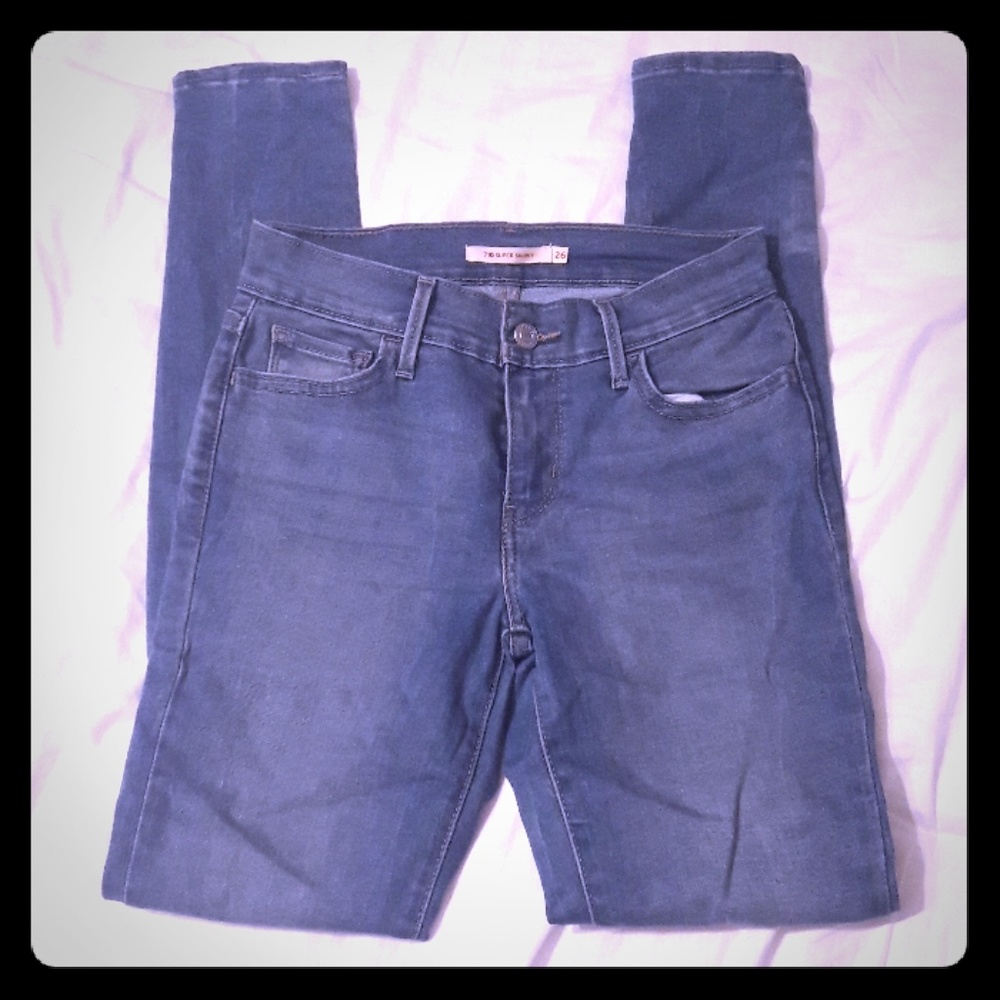 Levi 710 super skinny Jeans as 26